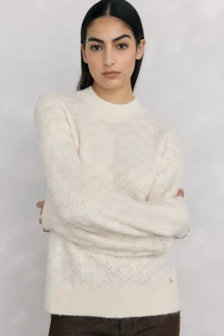 Pedro del Hierro Jersey oversize fantasía Crudo New