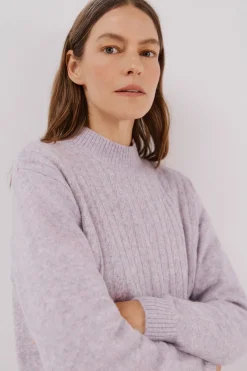 Cortefiel Jersey Perkins trenzas Lila Discount