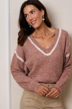 Polín Et Moi Jersey pico linda Rosa Discount