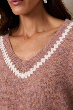 Polín Et Moi Jersey pico linda Rosa Discount