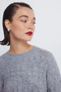 Springfield Jersey pointelle lurex gris Best