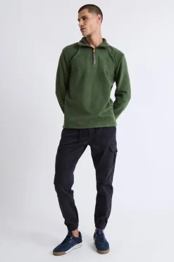 Williot Jersey Polar Media Cremallera Kaki