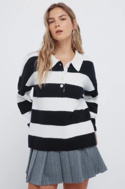 Springfield Jersey polo bordado azul New