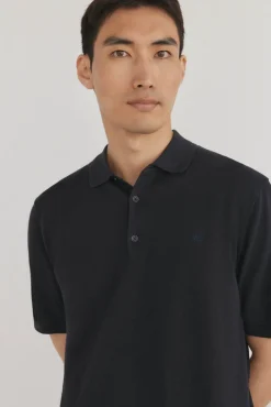 Pedro del Hierro Jersey polo premium manga corta algodón Azul Sale
