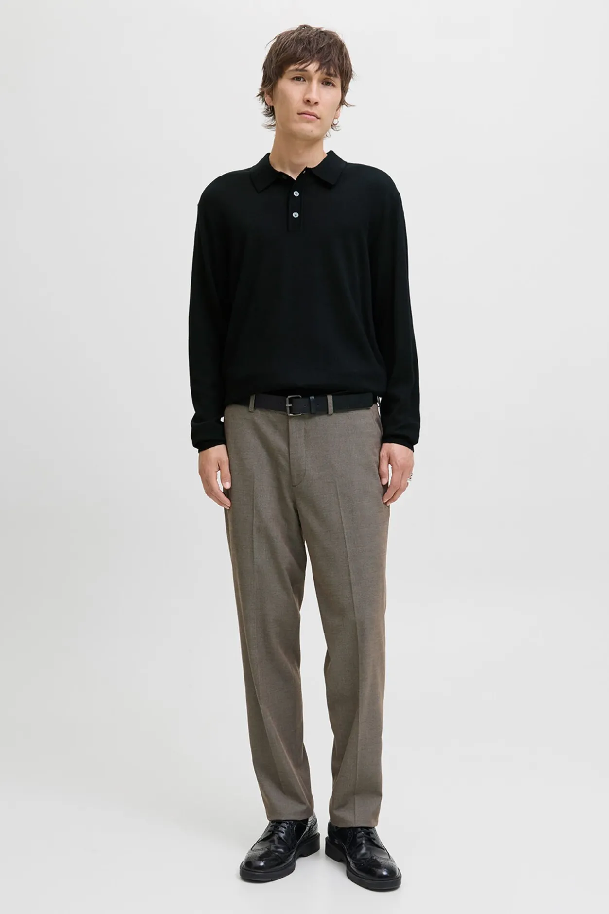 Jack & Jones Jersey polo regular fit Negro Best