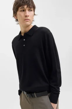 Jack & Jones Jersey polo regular fit Negro Best