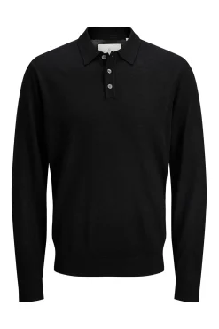 Jack & Jones Jersey polo regular fit Negro Best