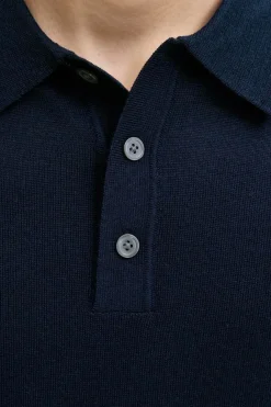 Jack & Jones Jersey polo regular fit Azul marino Hot