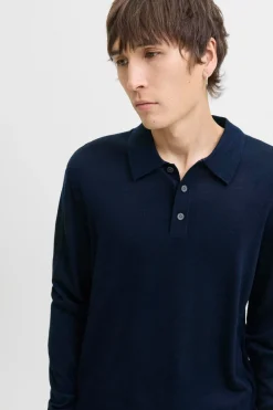 Jack & Jones Jersey polo regular fit Azul marino Hot
