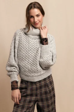 Slowlove Jersey punto cesta Gris Outlet