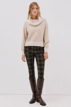 Cortefiel Jersey punto combinado Beige New