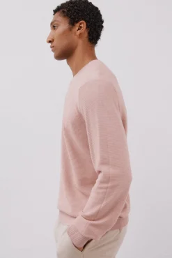 Cortefiel Jersey punto fino Rosa Online