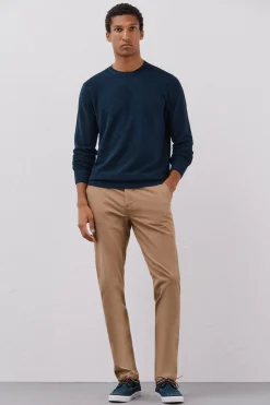 Cortefiel Jersey punto fino Azul marino