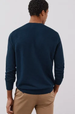 Cortefiel Jersey punto fino Azul marino