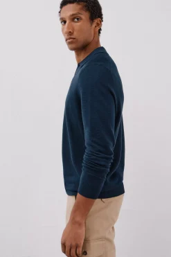 Cortefiel Jersey punto fino Azul marino Best