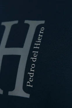 Pedro del Hierro Jersey punto fino big logo Azul Sale
