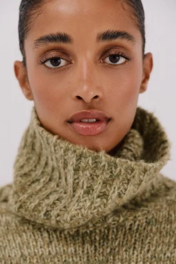 Cortefiel Jersey punto jaspeado Verde Hot