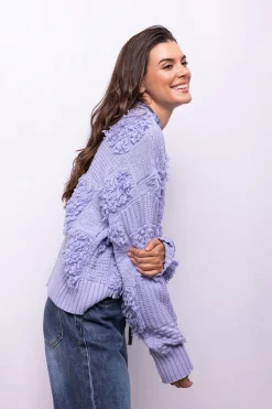 Object Jersey punto patchwork Lila Outlet