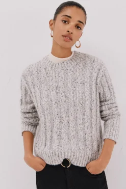 Cortefiel Jersey punto torzales Gris Sale