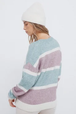 Springfield Jersey rayas lila y verde New