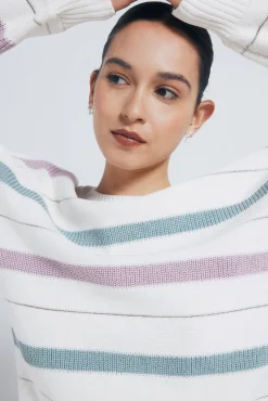 Springfield Jersey rayas lurex marfil Sale