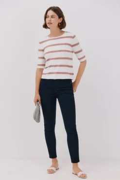 Cortefiel Jersey rayas multicolor Coral Clearance