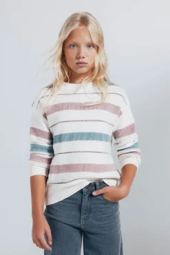 Springfield Kids Jersey rayas niña rosa Best