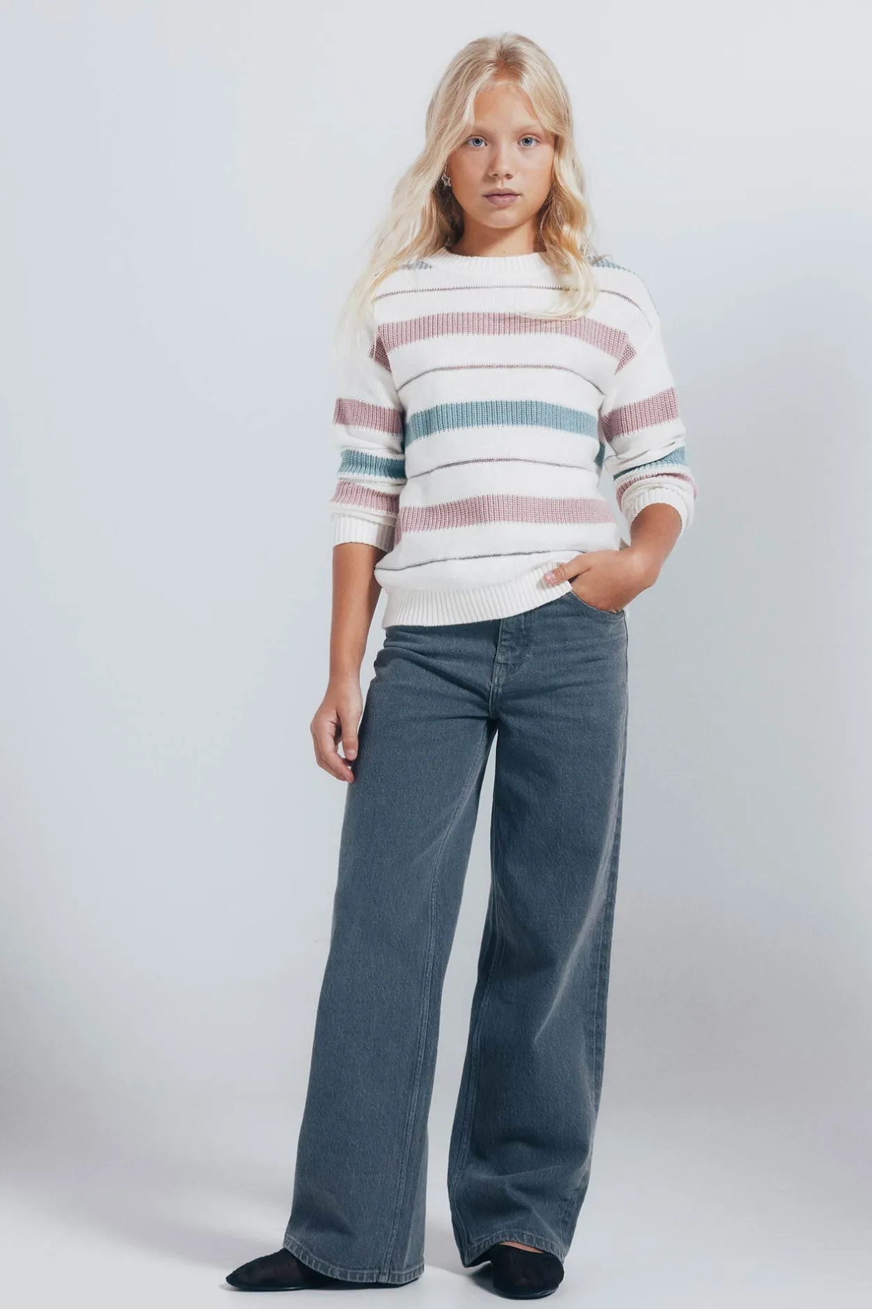 Springfield Kids Jersey rayas niña rosa Best