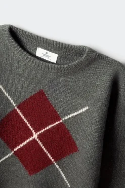 Springfield Kids Jersey rombos caqui niño verde Discount