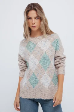 Springfield Jersey rombos jaspeado nude Clearance