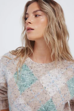 Springfield Jersey rombos jaspeado nude Clearance