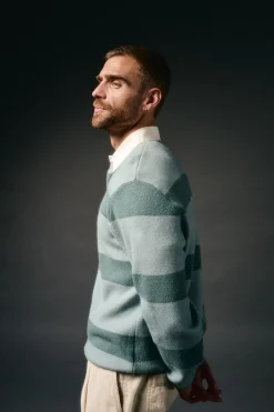 OOTO Jersey rugby cuello polo Turquesa Sale