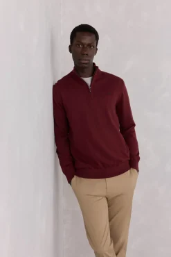 Pedro del Hierro Jersey semicisne Burdeos Hot