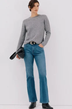 Cortefiel Jersey suave ochos Gris Best