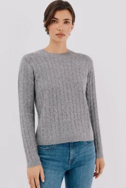 Cortefiel Jersey suave ochos Gris Best