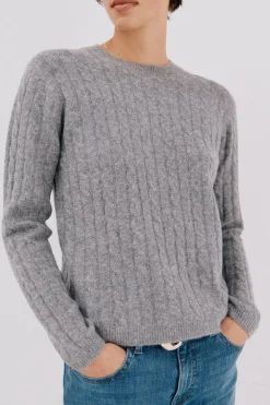 Cortefiel Jersey suave ochos Gris Best