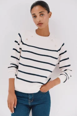 Cortefiel Jersey tacto suave Estampado azul