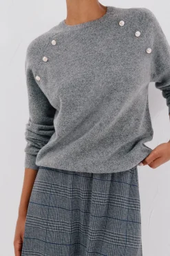 Cortefiel Jersey tacto suave Gris Outlet