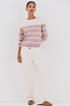 Cortefiel Jersey tacto suave Rosa Outlet