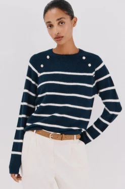 Cortefiel Jersey tacto suave Azul marino Online