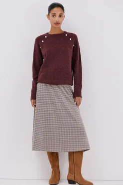 Cortefiel Jersey tacto suave Vino Discount