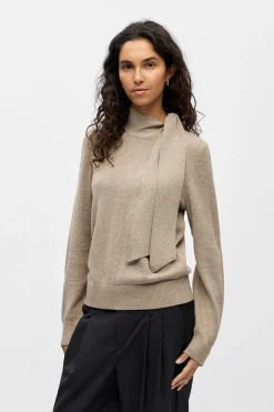 Object Jersey tacto suave lazo Marr&oacute;n Sale