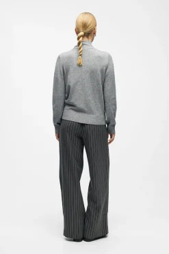 Object Jersey tacto suave lazo Gris Sale