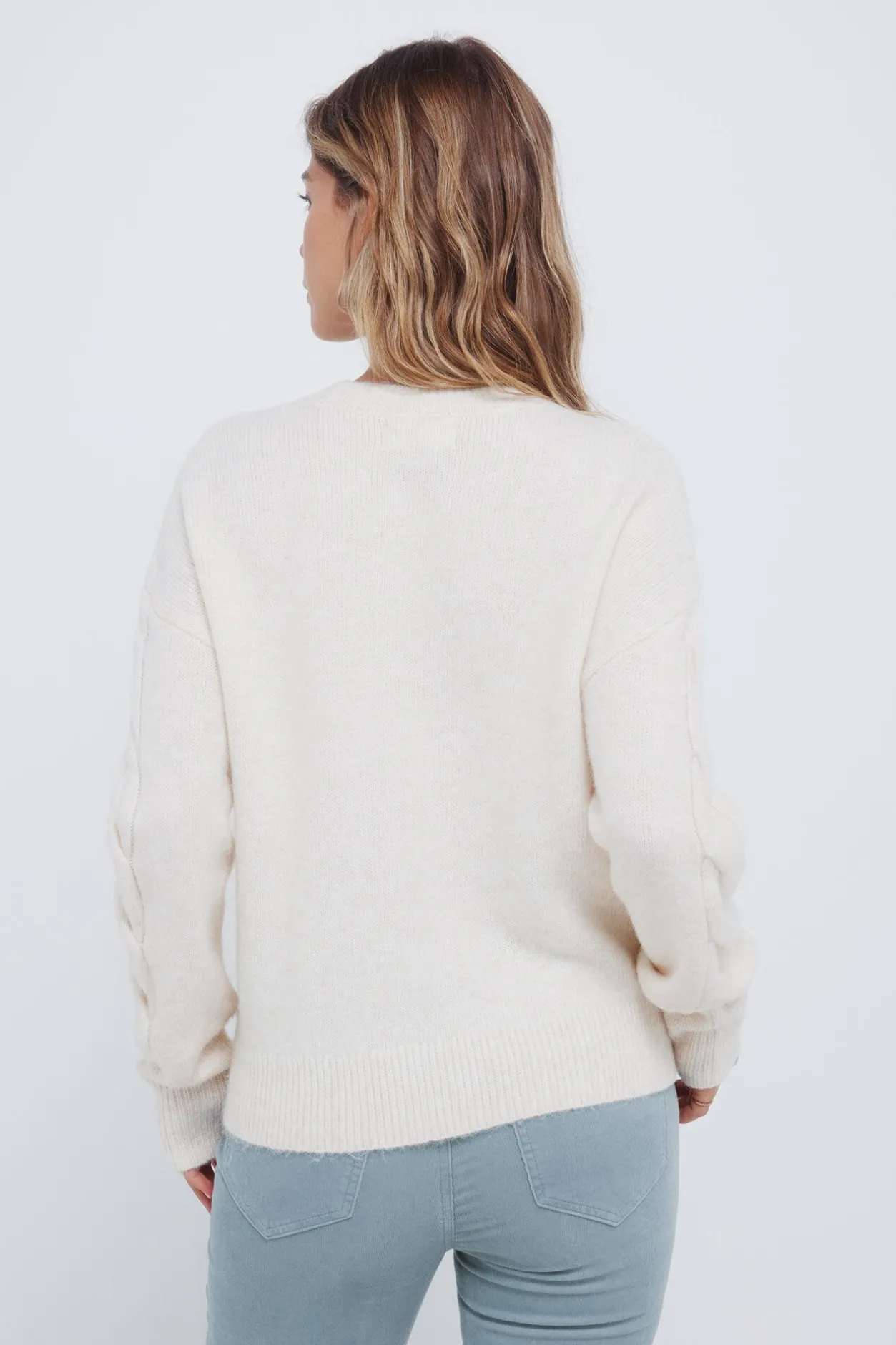 Springfield Jersey trenza uve nude New