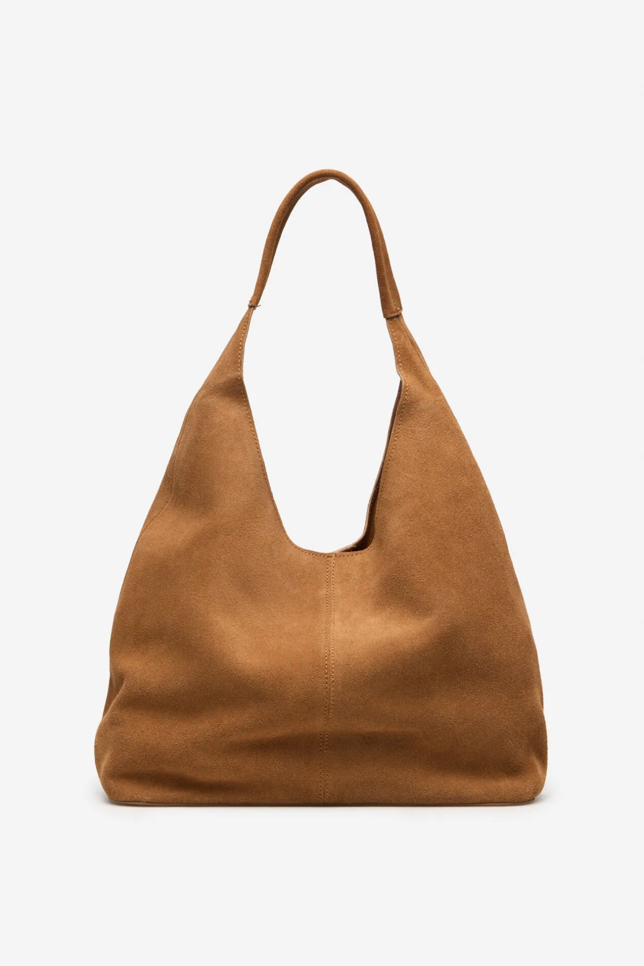 Cortefiel Leather weaved hobo Marrón Best