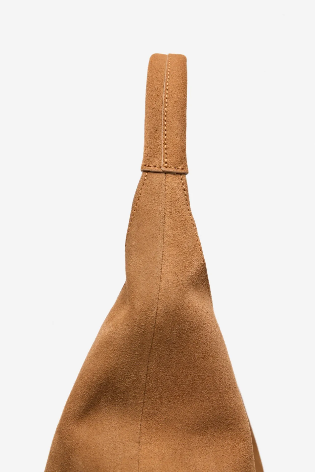 Cortefiel Leather weaved hobo Marrón Best
