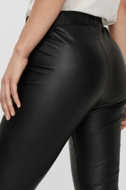Vero Moda Legging de polipiel Negro Sale