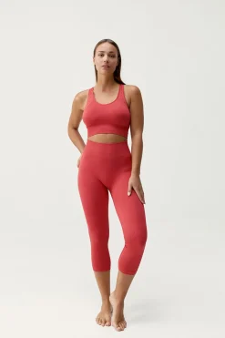Born Living Yoga Legging deportivo Zina coral rojo New