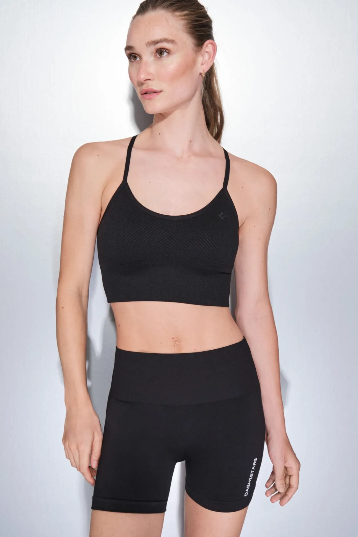 Dash and Stars Leggings ciclista SEAMLESS COMFORT negro Best