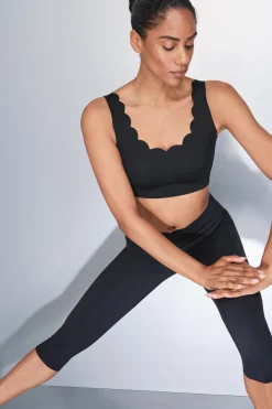 Dash and Stars Leggings COMPRESSIVE capri negro New